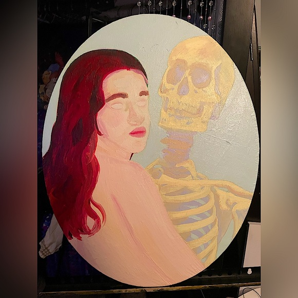 “Waltzing with Death” Oil Painting by KateM (Original) - Picture 1 of 4